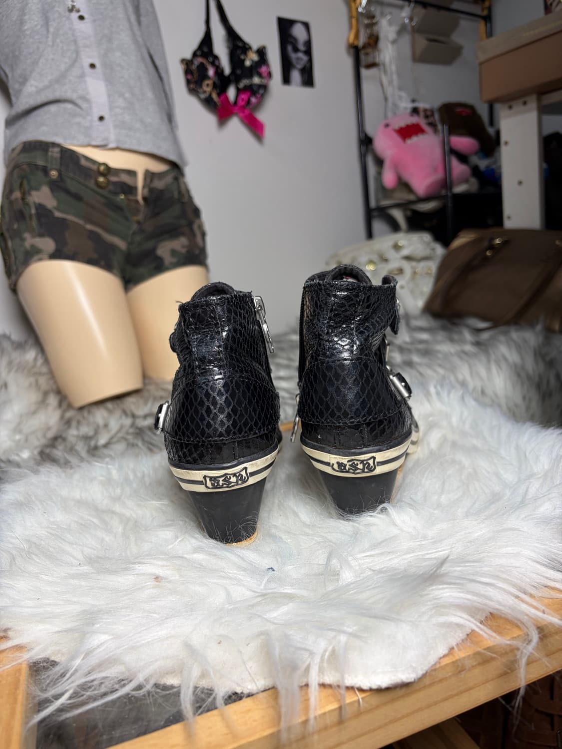 Ash 아쉬 뱀피 웨지힐 스니커즈 상품이미지6