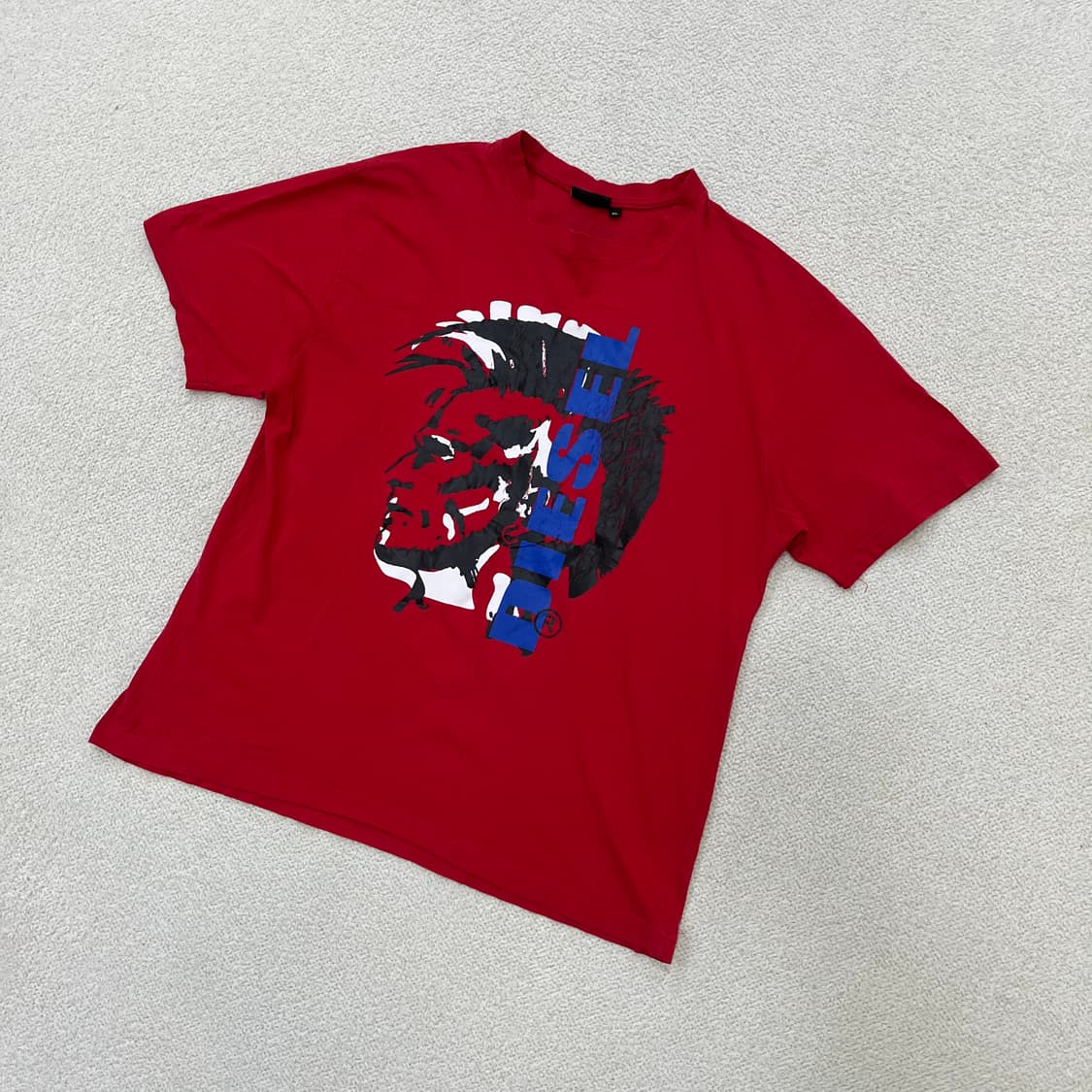 XL 디젤 모히칸그래픽 반팔티 0406M 상품이미지1