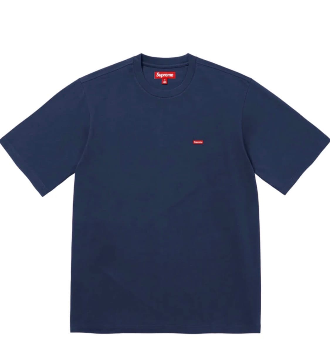 supreme box logo tee navy s-size 상품이미지2