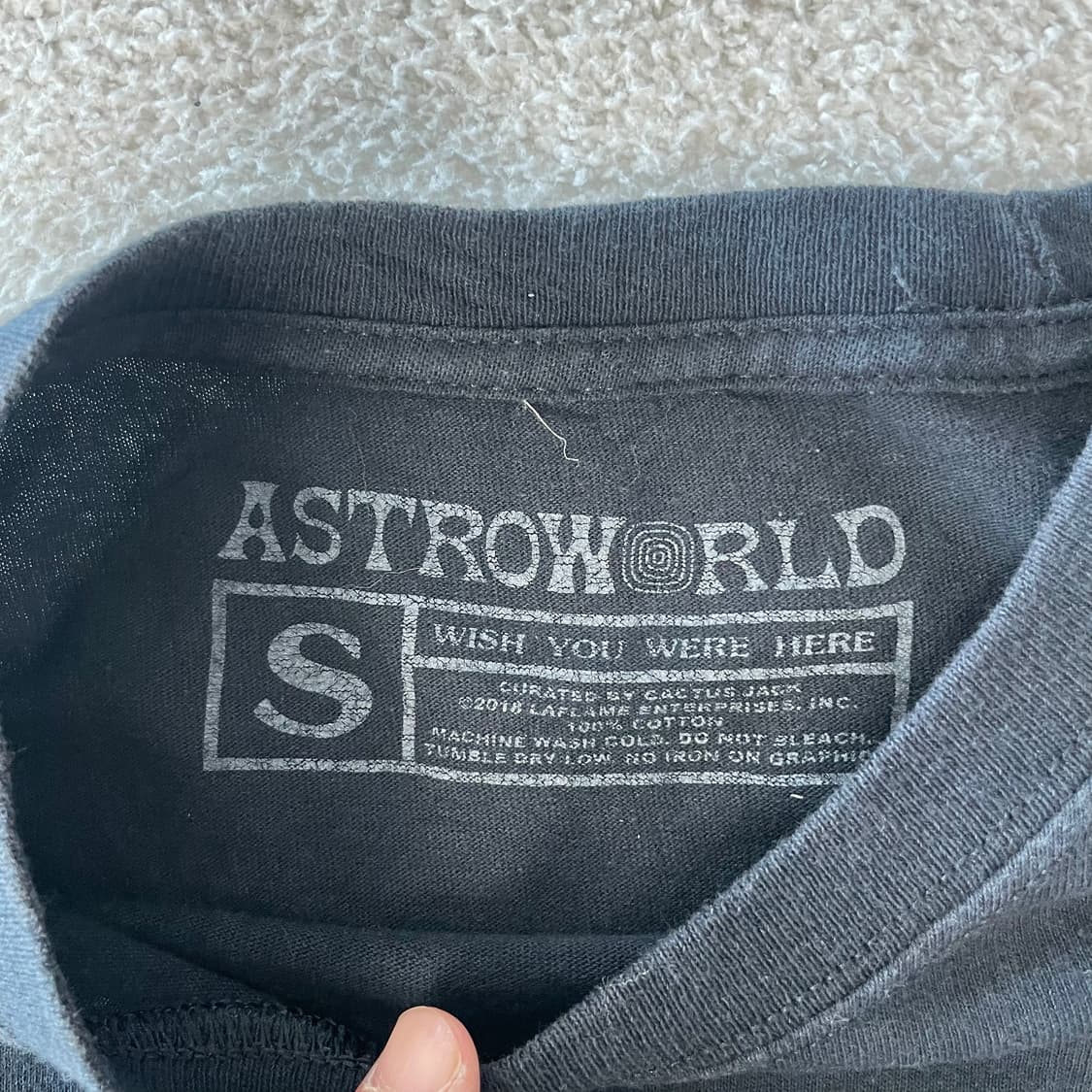트래비스 스캇 ASTROWORLD 투어 프린팅 반팔 상품이미지5