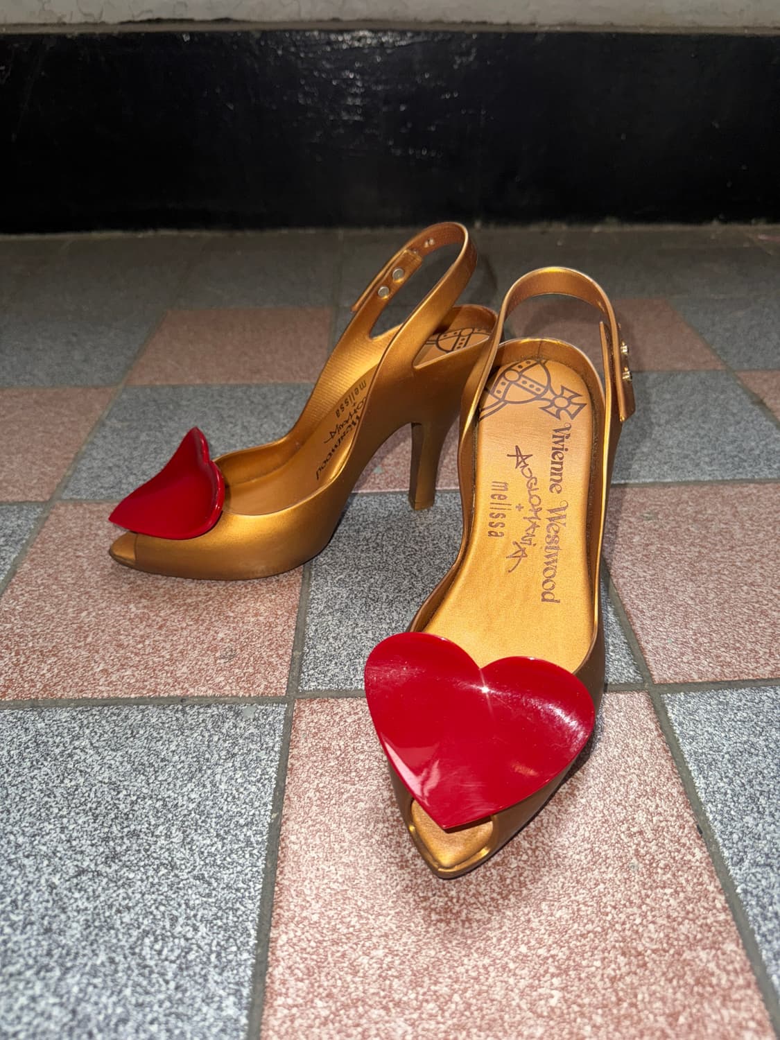 vivienne westwood x melissa red heel 상품이미지2