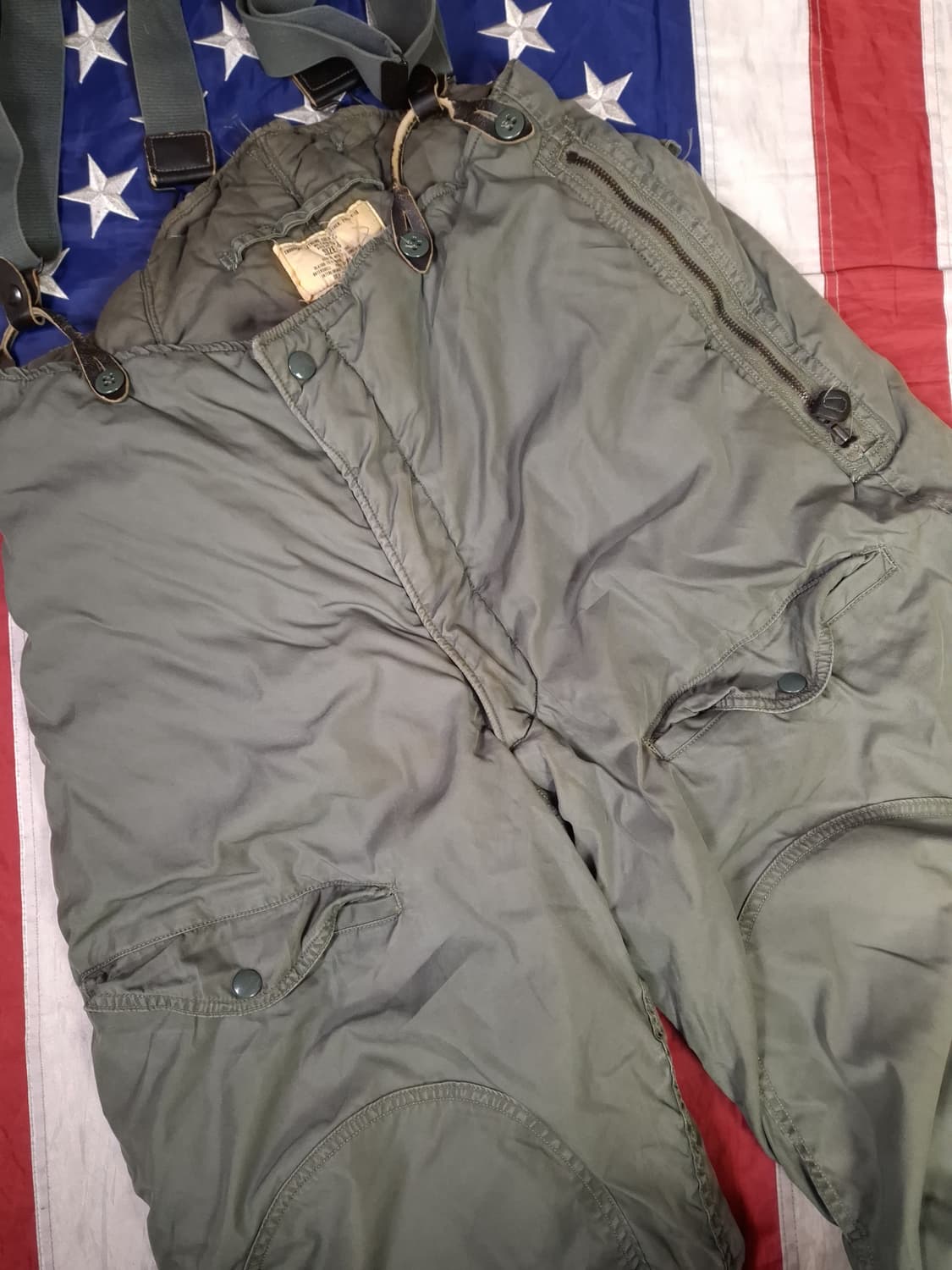 오리지날 70's 미공군 F-1B 울 방한 항공 트러우저 상품이미지2