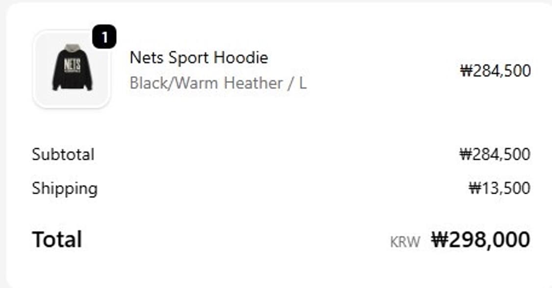 (새상품) 피어오브갓 에센셜 넷츠콜라보후디 L사이즈 상품이미지2