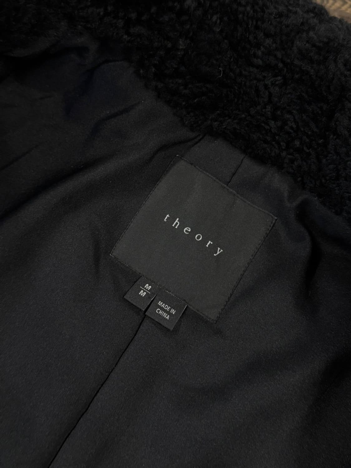 띠어리 시어링 펠트울 라이더 코트 55~66 상품이미지7