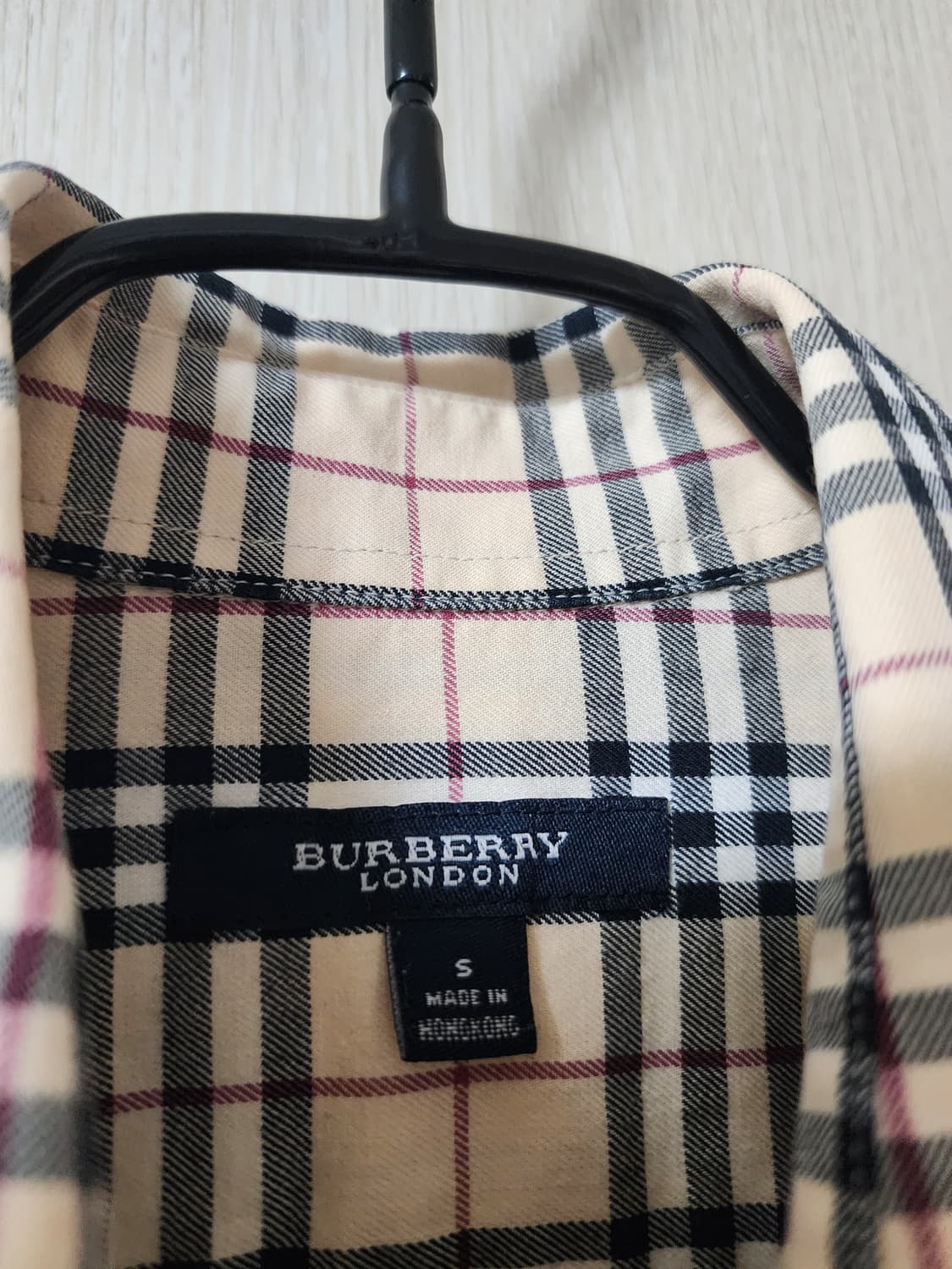 (정품)  사선체크 셔츠 노바체크 S 버버리 Burberry 상품이미지5