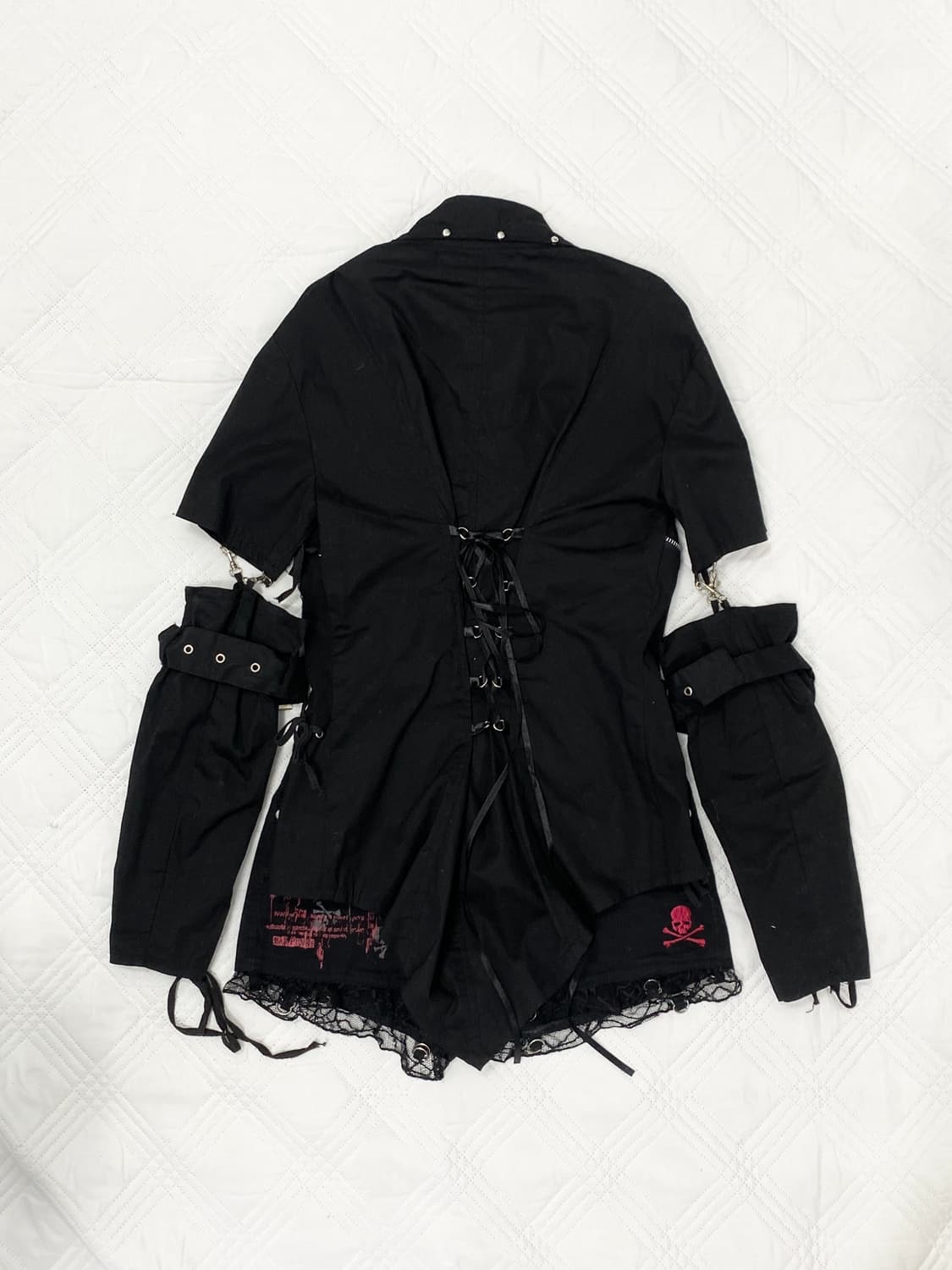 [DRUG HONEY] 드러그 허니 펑크 아일렛 트임 셔츠 상품이미지7