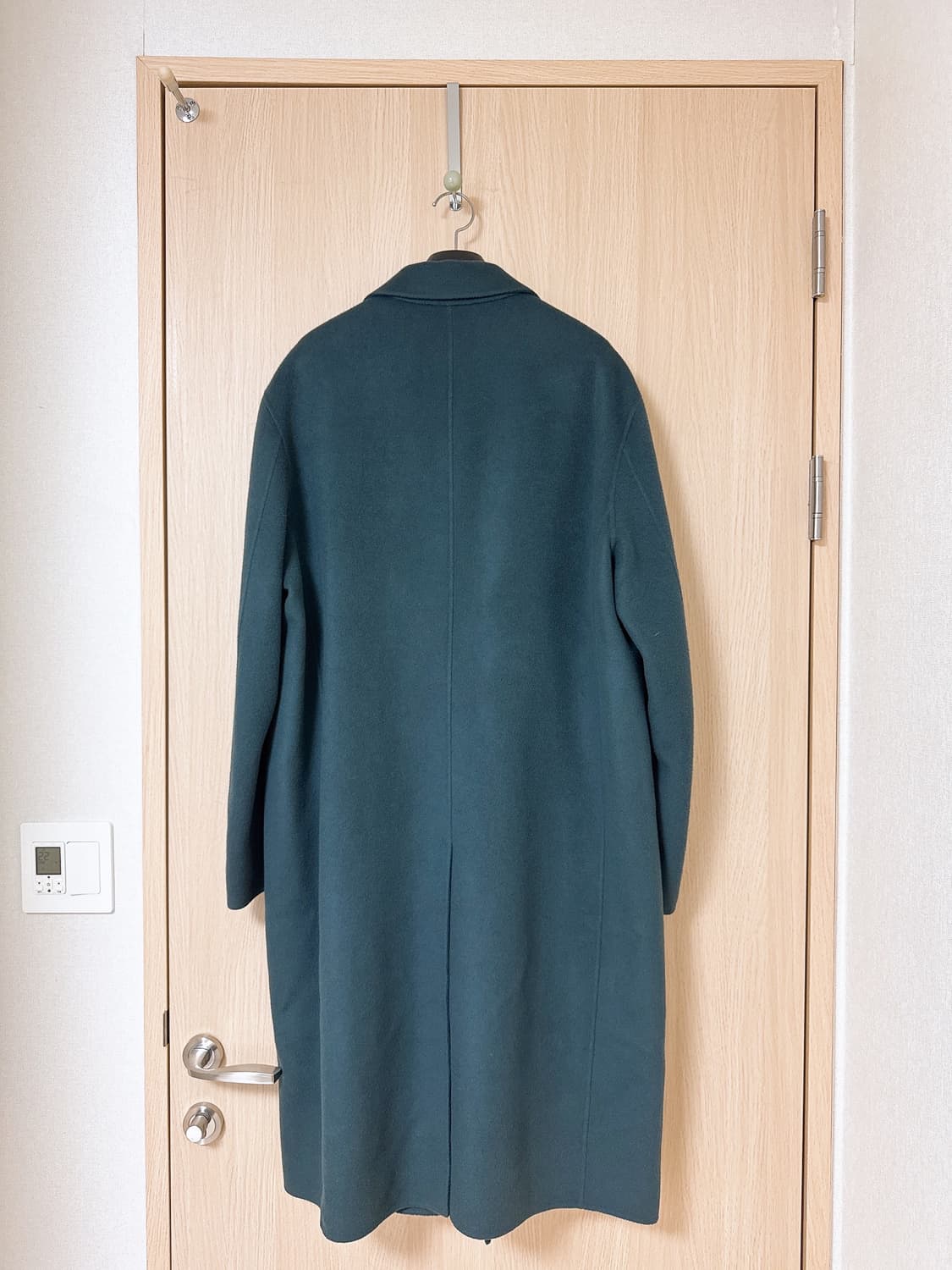 크리드옴므/타임옴므 더블 핸드메이트 코트 아쿠아덜/50(105) 상품이미지2