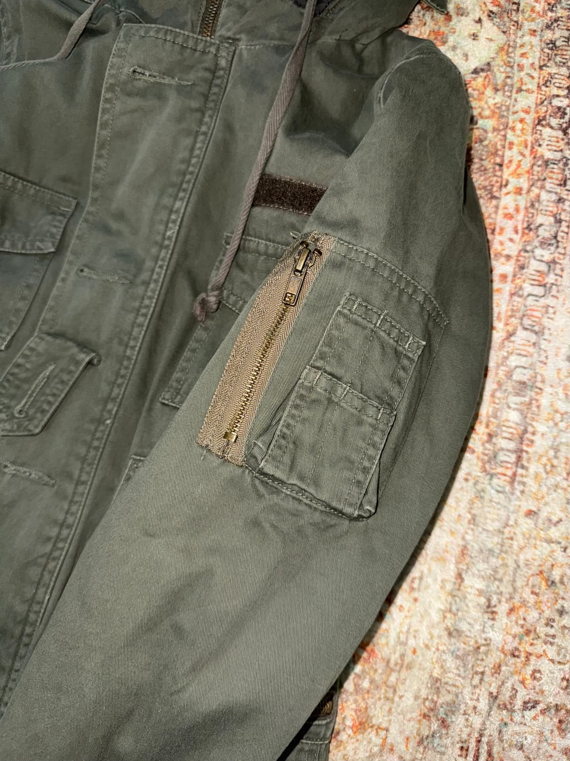 BACK NUMBER vintage military jacket 상품이미지3