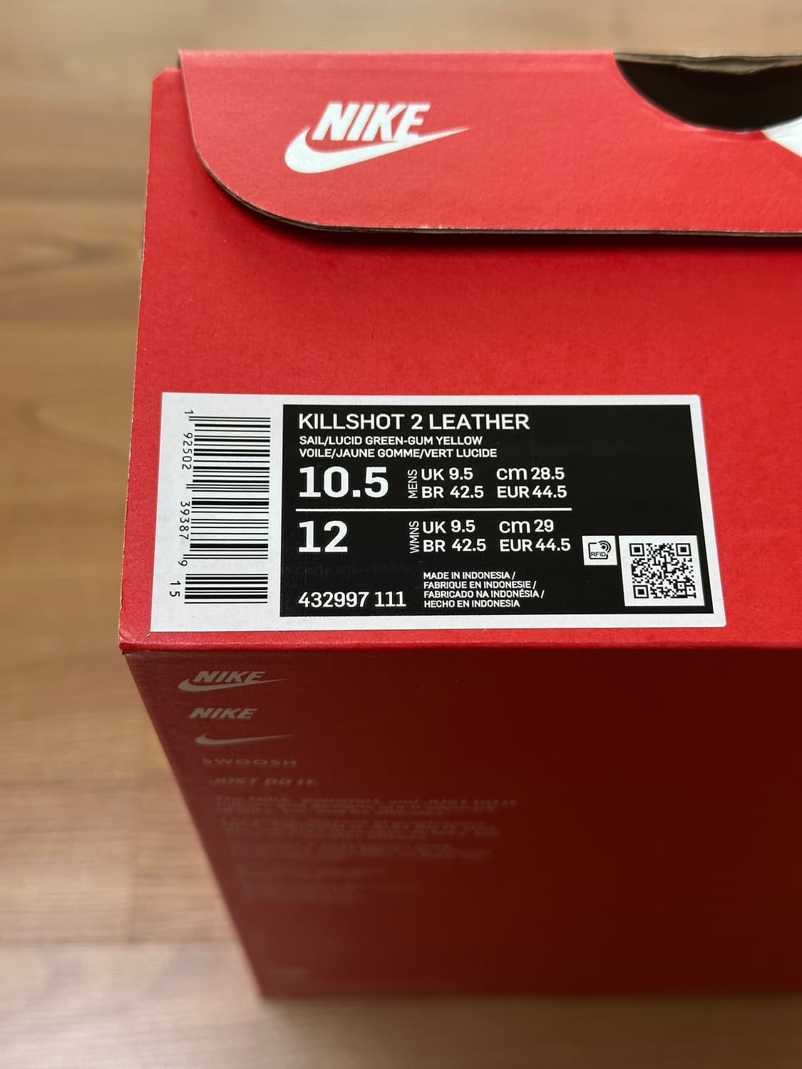 [상태좋음] 나이키 제이크루 킬샷 루시드 그린 US10.5 상품이미지7