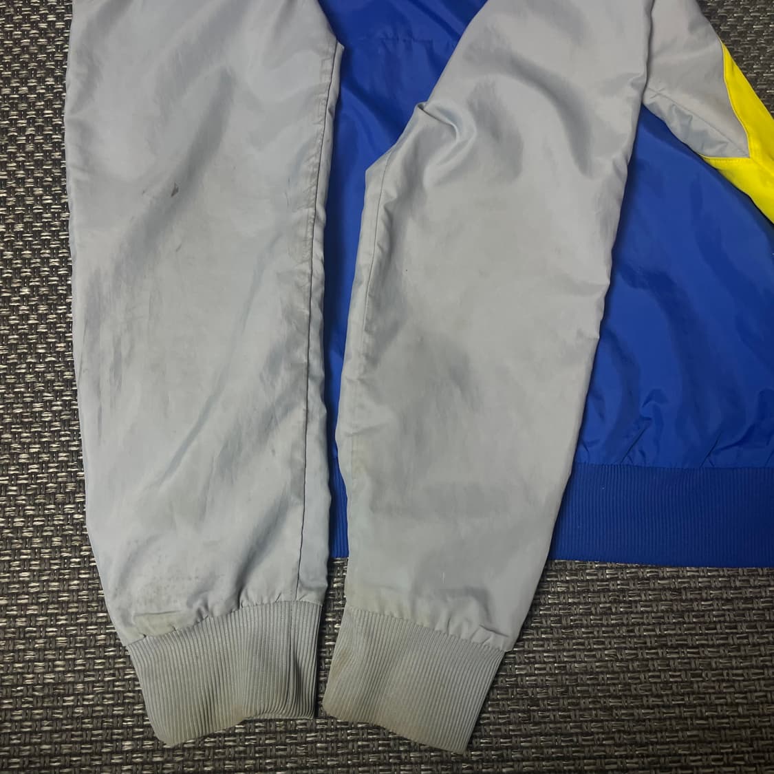 아디다스 블루 옐로우 트랙탑 나일론 바람막이 95 상품이미지9