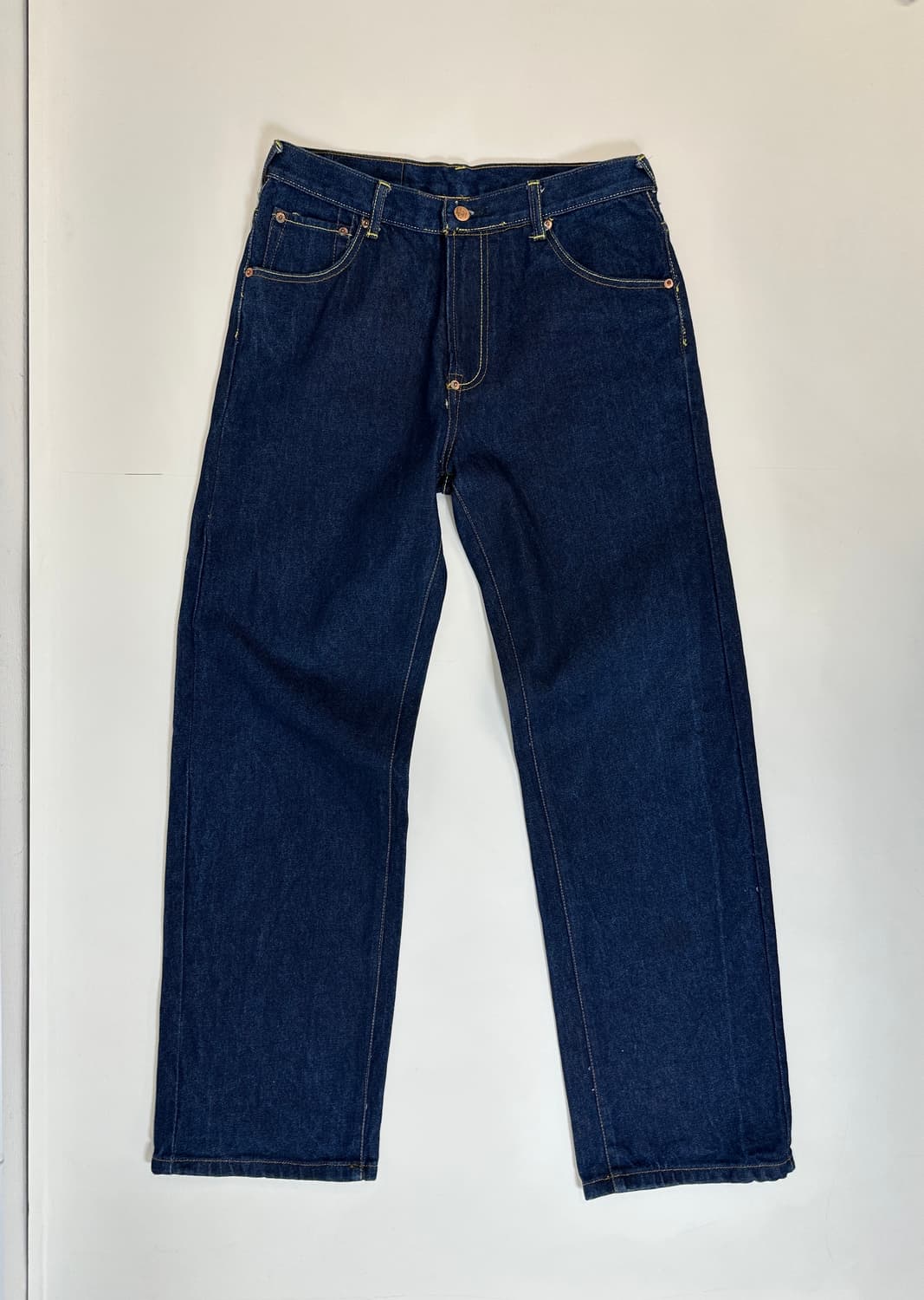 에비수 레더포켓 와이드 데님 30 상품이미지2