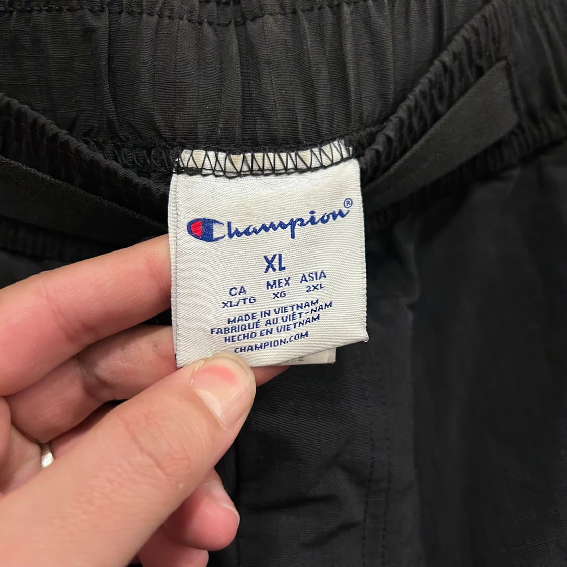 챔피온 와펜로고 와이드핏 벨티드 트랙팬츠 상품이미지4