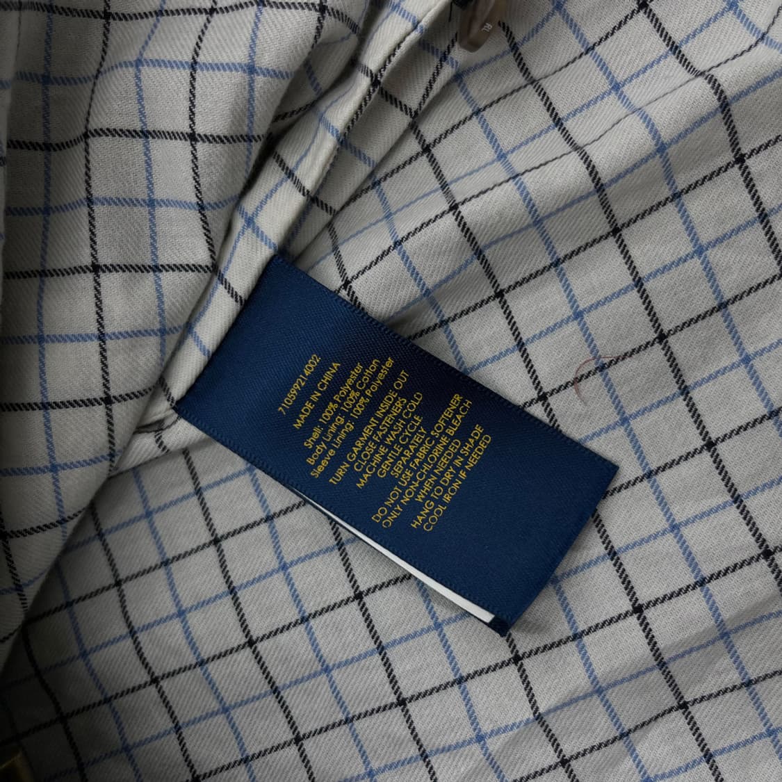 폴로 랄프로렌 베이지포니 네이비 블루종 자켓 S 상품이미지6