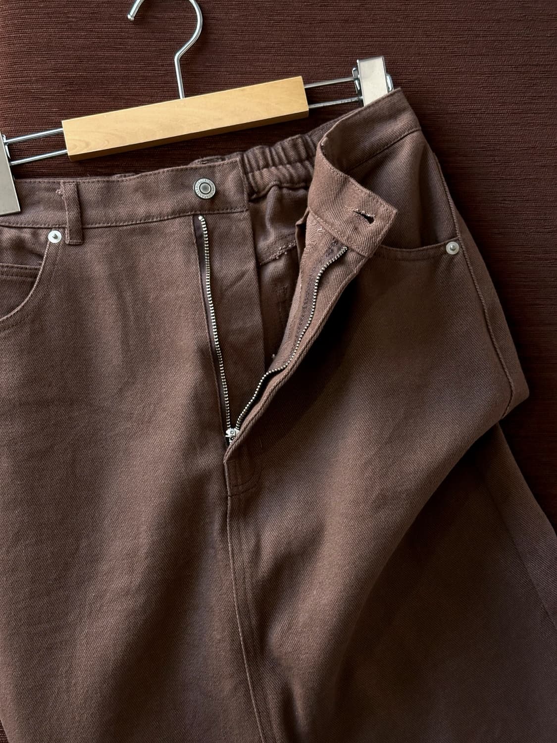 Cotton canvas mid silhouette skirt 상품이미지5