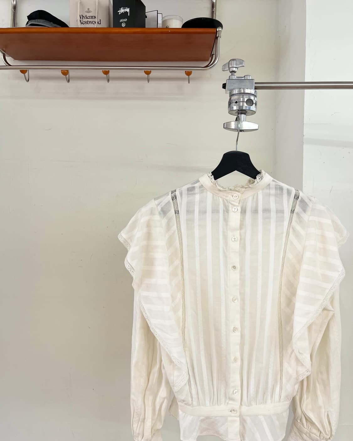 이자벨마랑 화이트 코튼 블라우스 상품이미지2