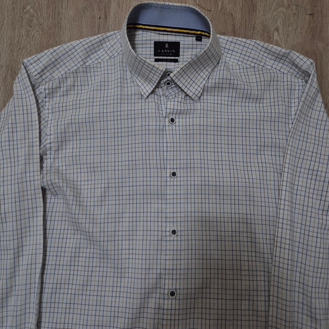 랑방 컬렉션 슬림핏 스탠다드 옥스포드 체크셔츠 XL(105) 상품이미지2