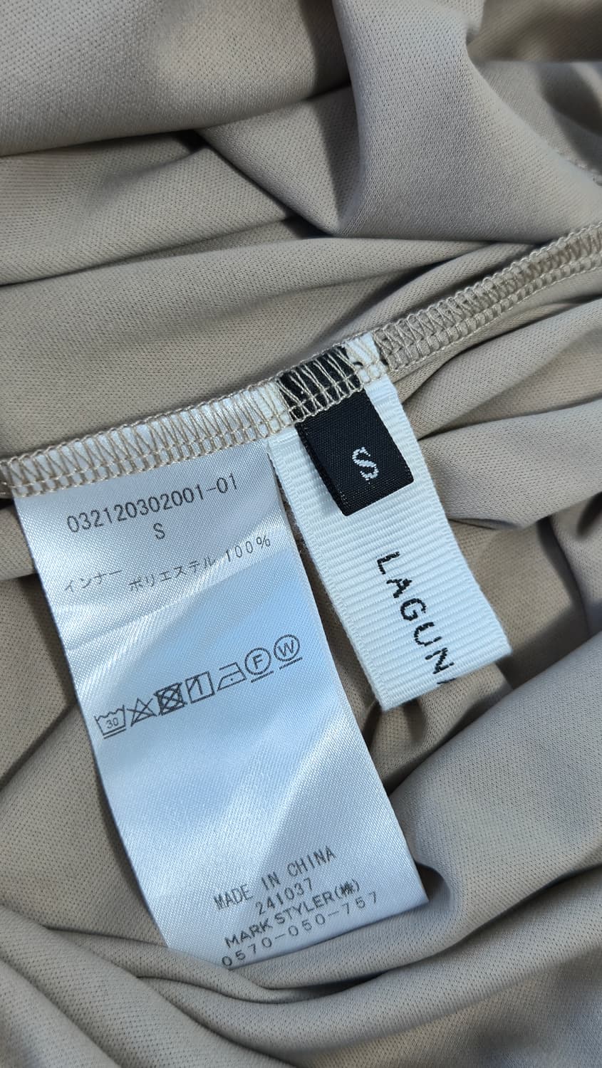 라구나문 슬립 롱 원피스 S 베이지 나시 뷔스티에 심플 상품이미지4