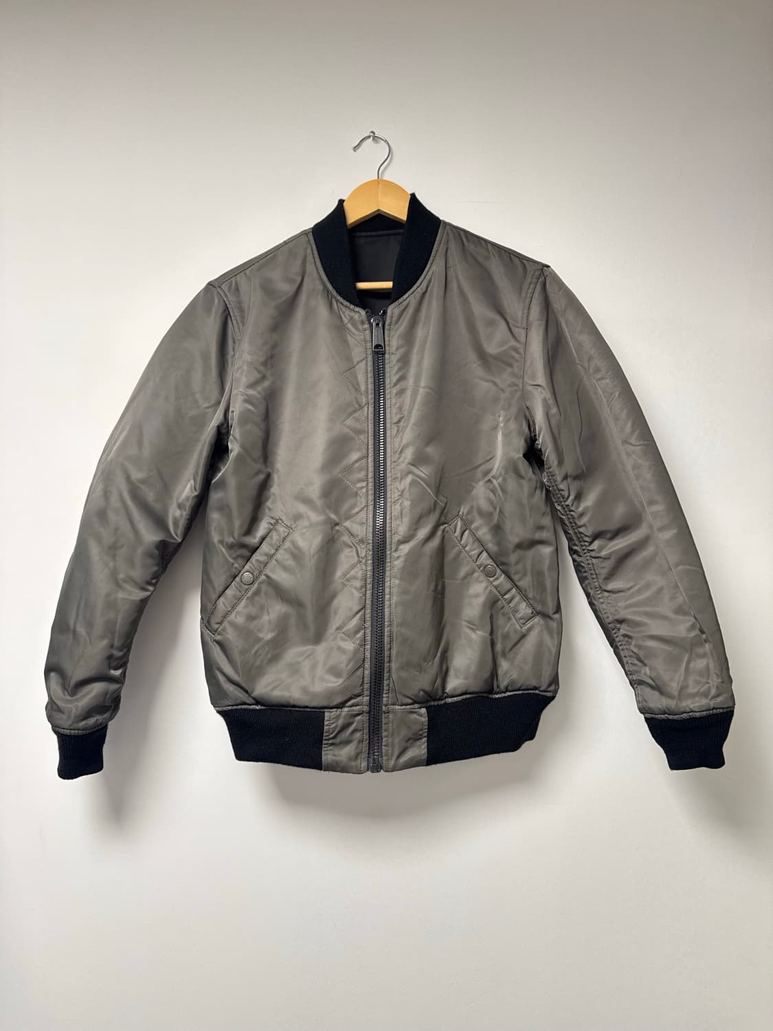 avirex 아비렉스 리버시블 빈티지 MA1 플라이트자켓 항공점퍼 M 상품이미지6