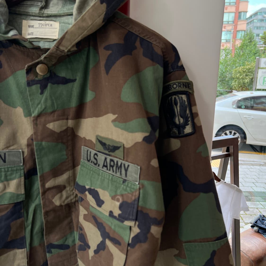 나나서카 밀리터리 후드 자켓 상품이미지3