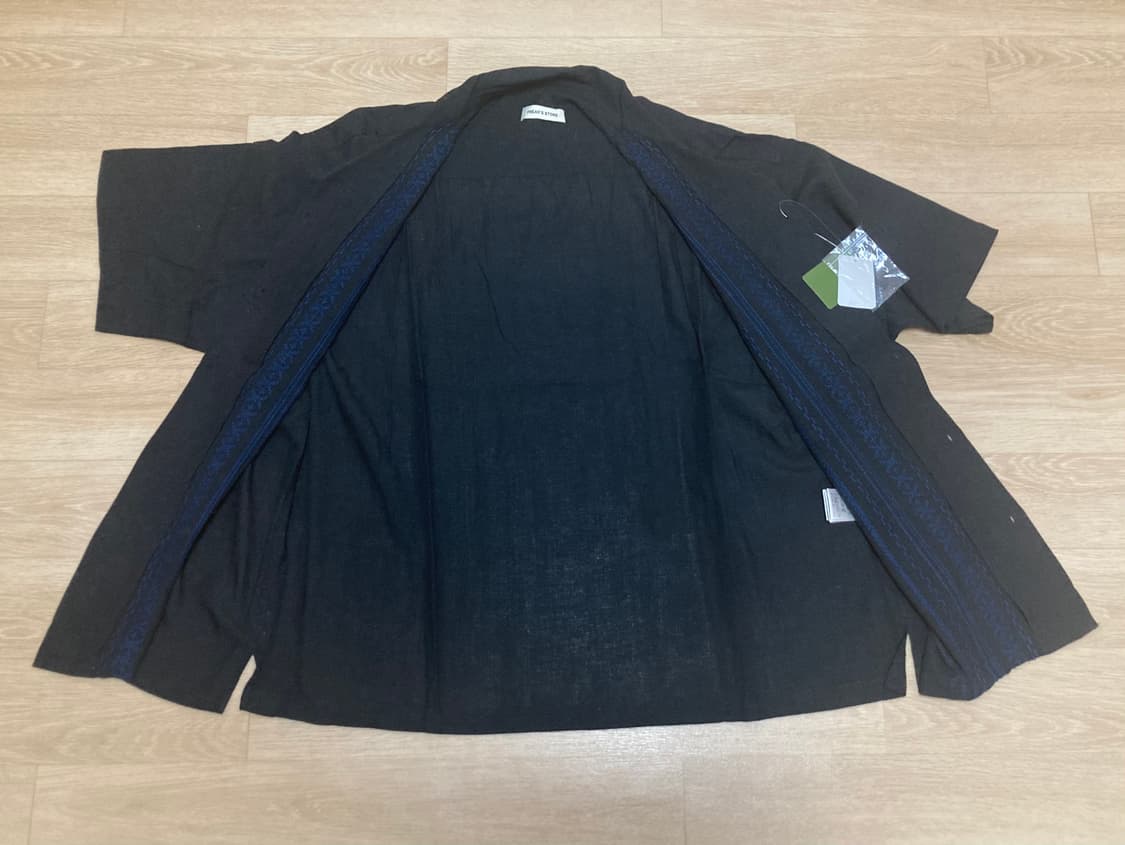 프릭스스토어 린넨 셔츠 S 블랙 상품이미지2