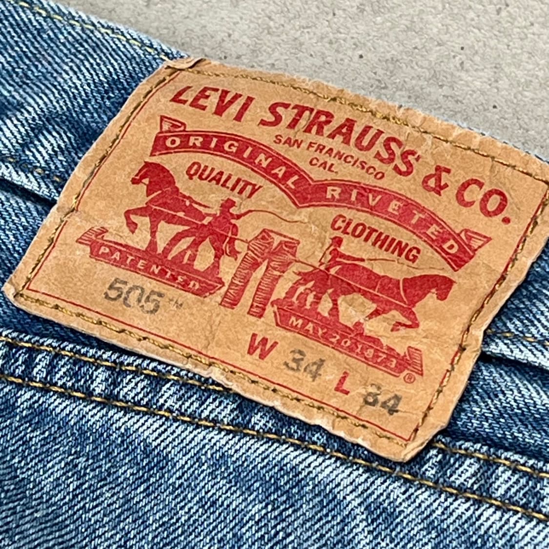 리바이스 505 블랭크탭 데님팬츠 s09609 상품이미지6