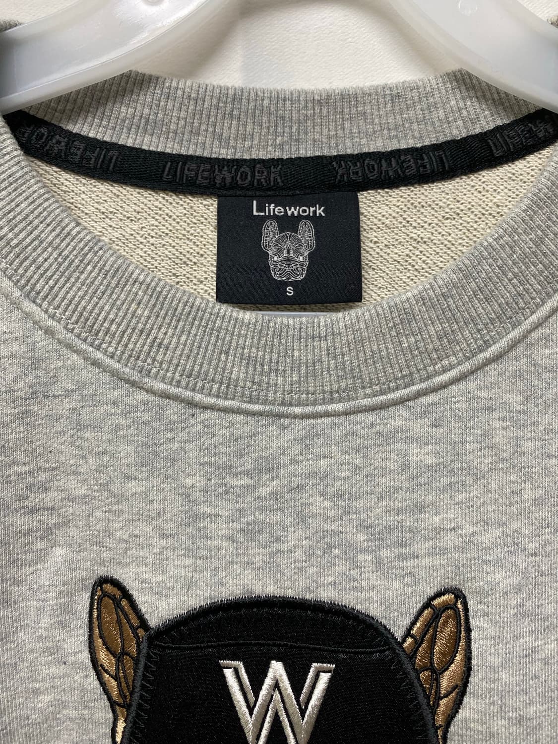 라이프워크 맨투맨 그레이 S 상품이미지2