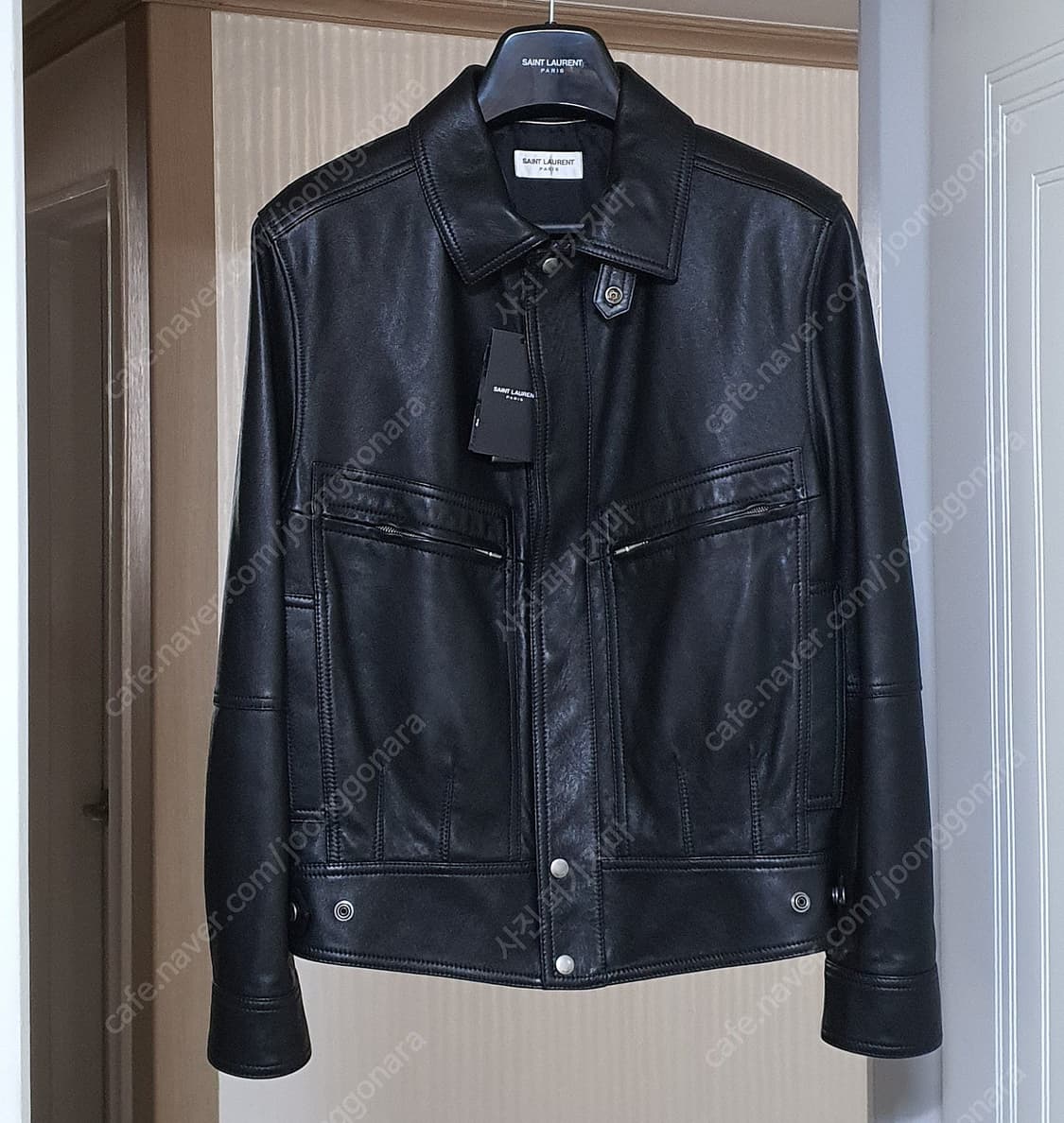 생로랑 로제 가죽자켓 50 드럼드 램스킨 레더자켓 상품이미지6