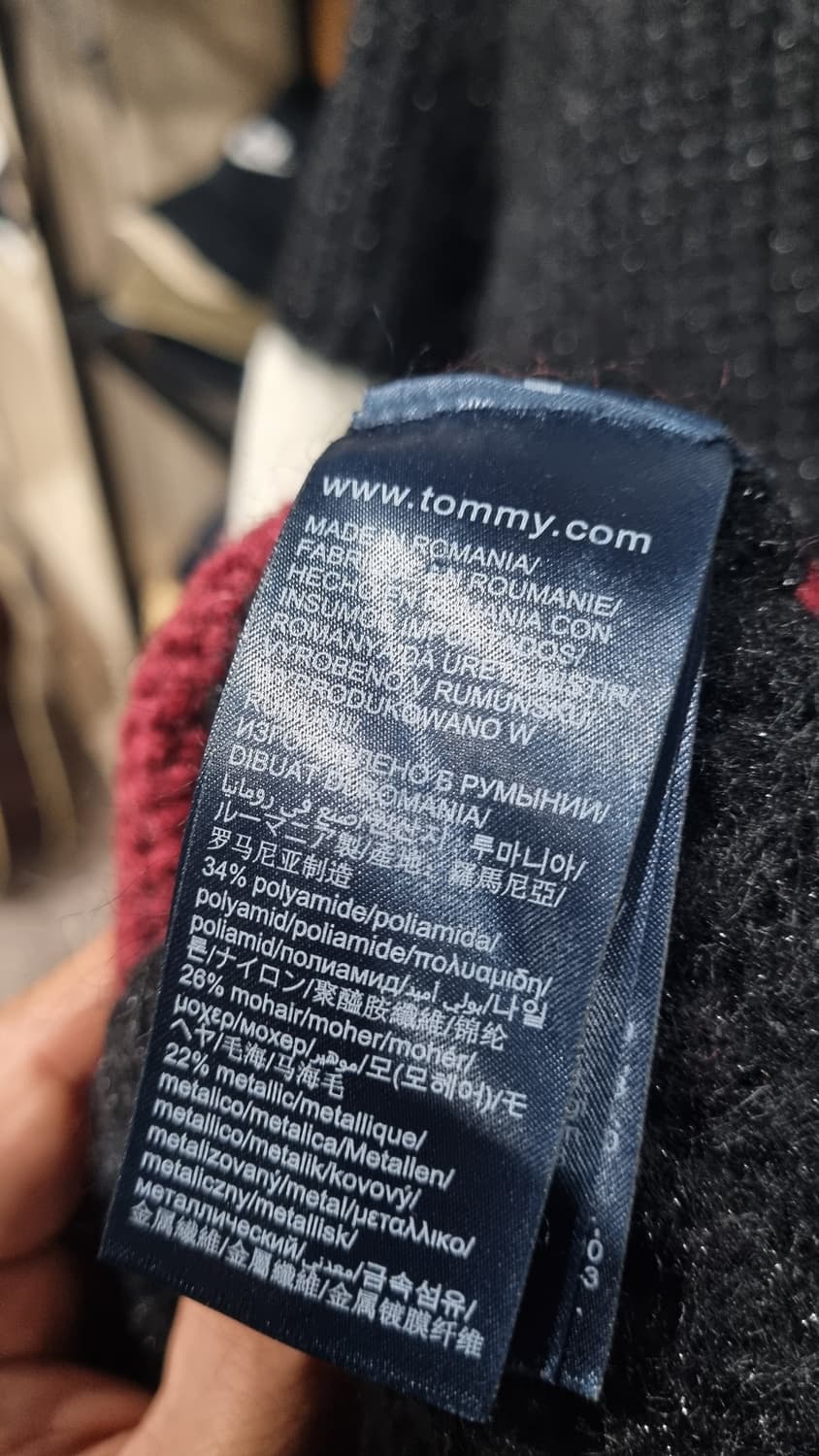 타미 모헤어 니티드 여성용 L사이즈 상태9/10 상품이미지4