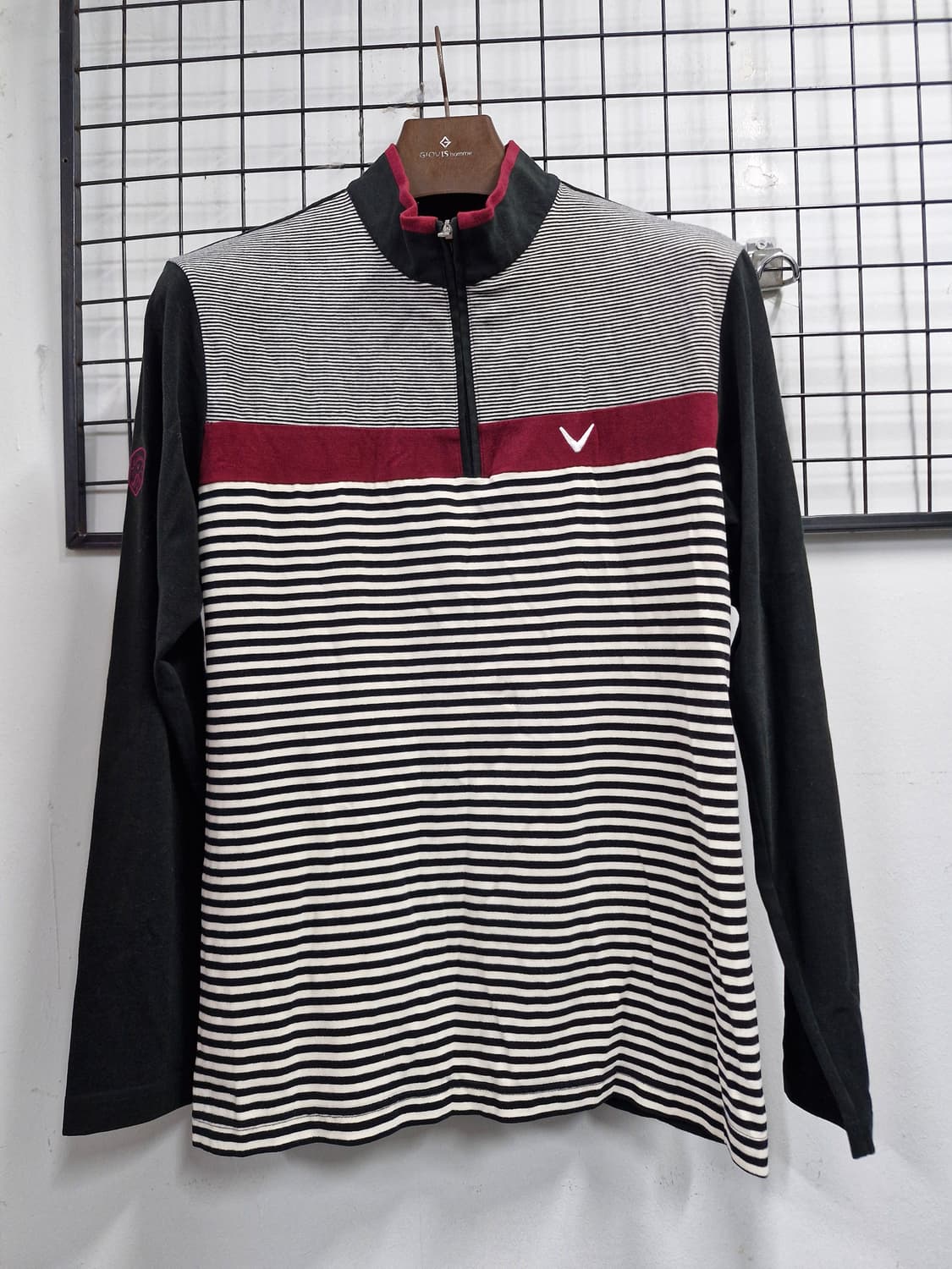 95M 캘러웨이 기능성 반집업 긴팔티. 상품이미지1