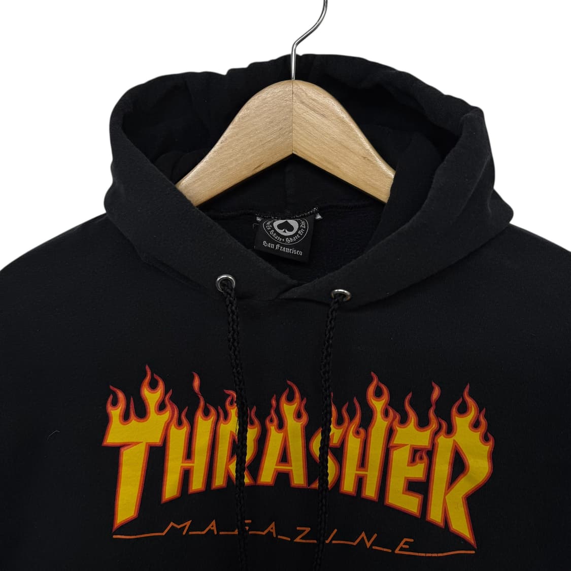 트레셔 불꽃로고 후드티 상품이미지2