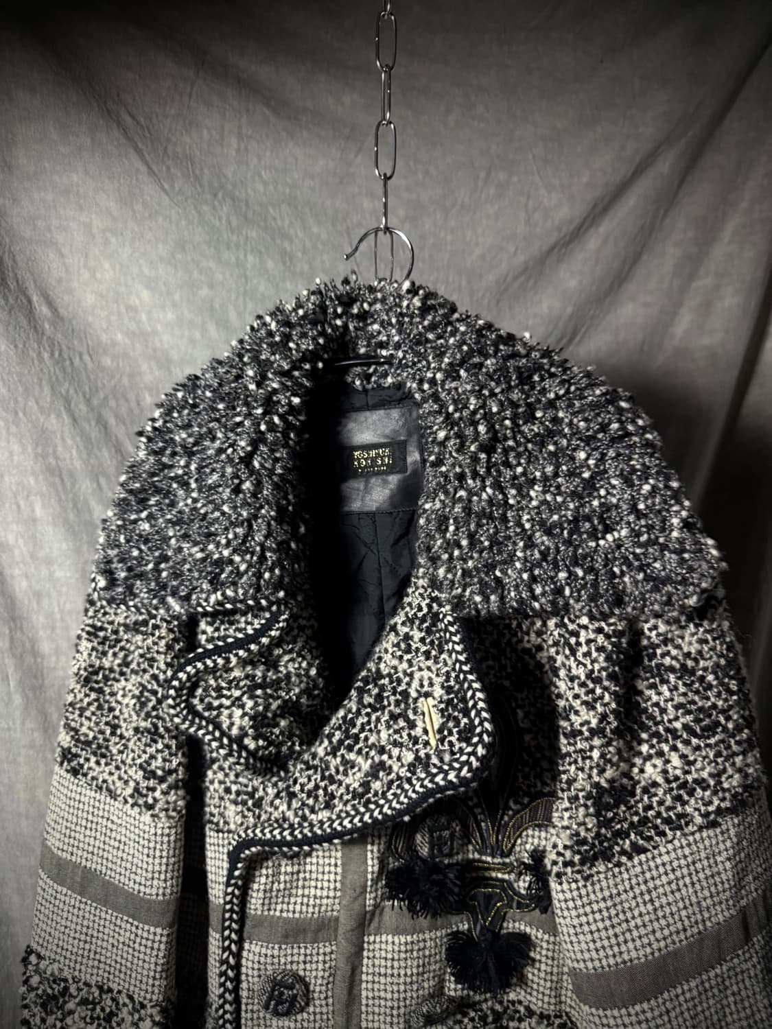 Yoshiyuki Konishi 90s Crest Wool Coat 상품이미지3