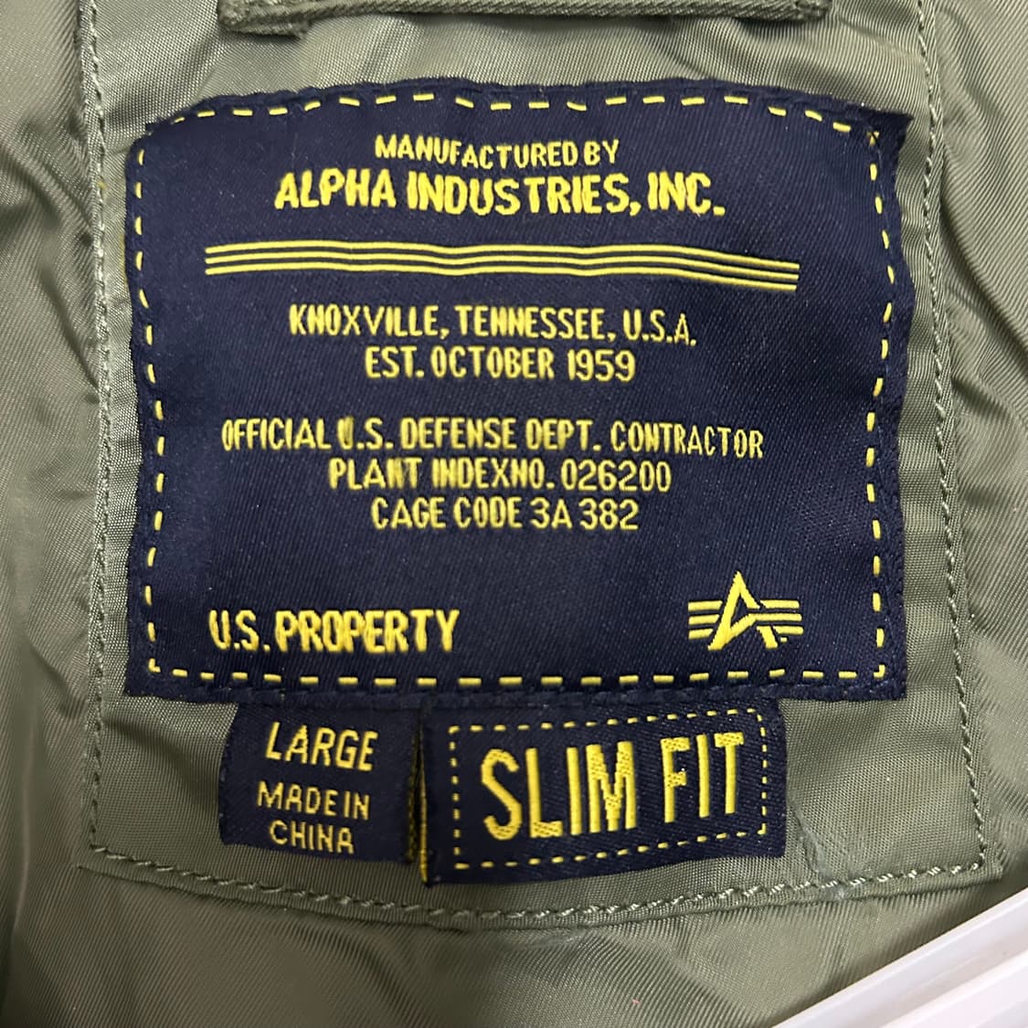 (L) 알파인더스트리 ma-1자켓  상품이미지8