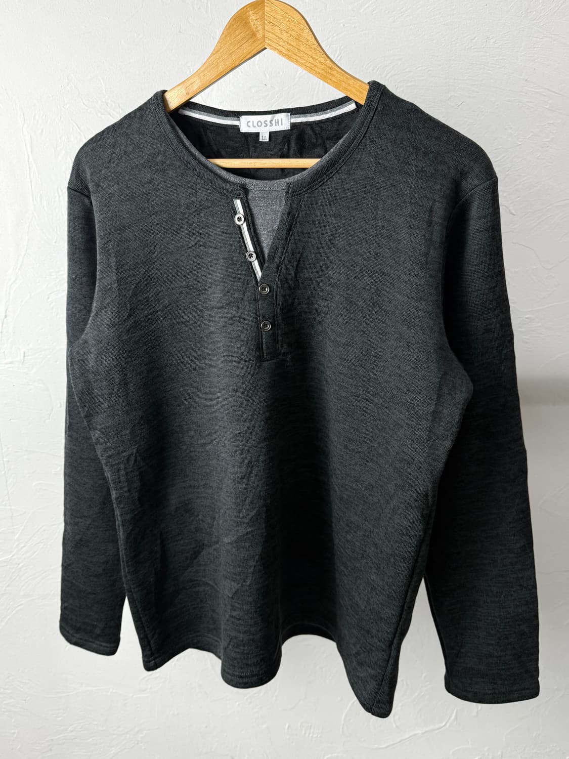 Closshi 헨리넥 롱 슬리브 상품이미지2