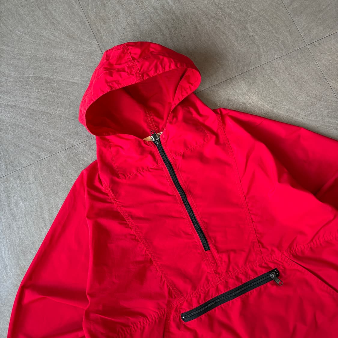 90s L.L.bean 90년대 미국 생산 엘엘빈 레드 아노락 바람막이  상품이미지2