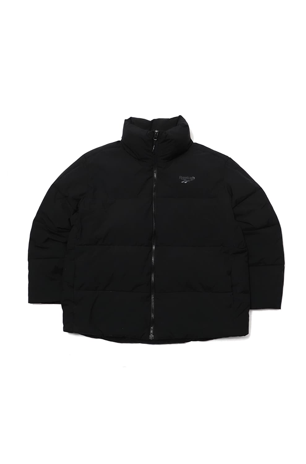 REEBOK 블랙 폴리 패딩 점퍼 size M 상품이미지1