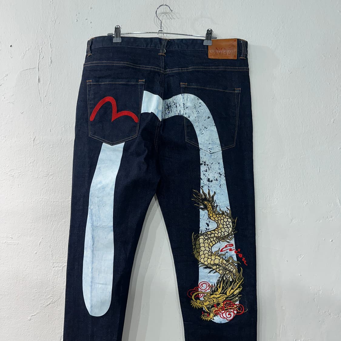 EVISU 에비수 용자수 다이콘 데님 청바지 36 상품이미지2
