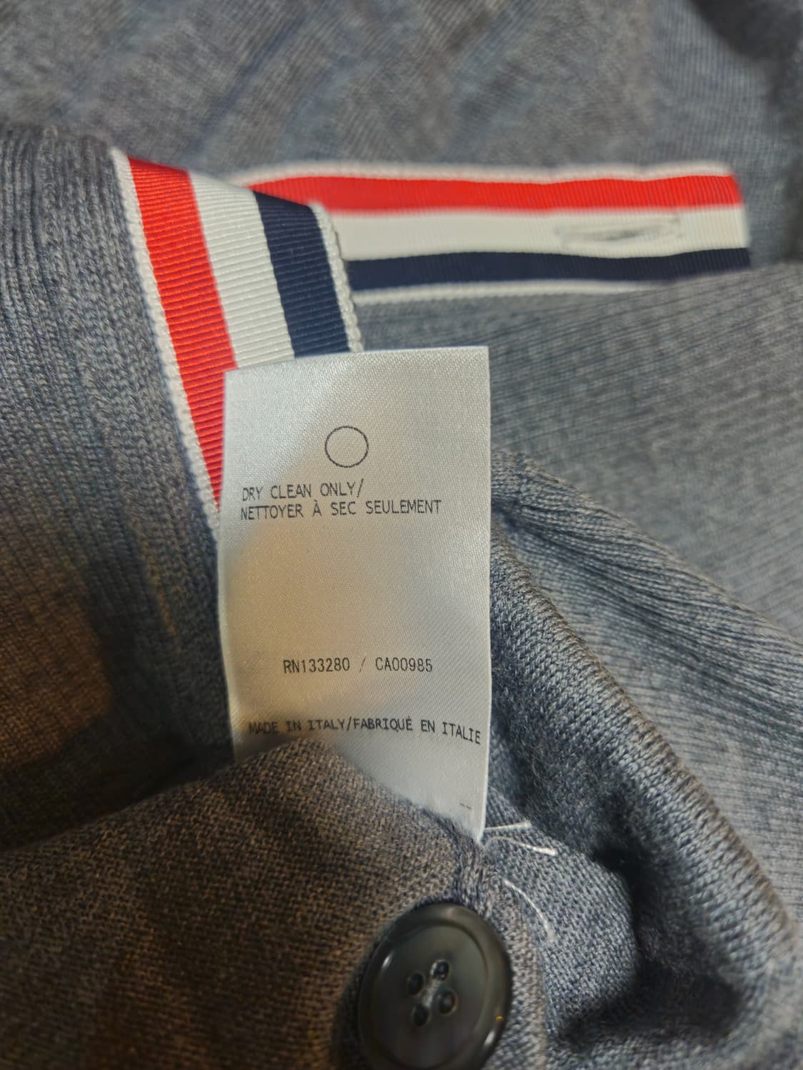 톰브라운 메리노울 가디건 그레이 2 상품이미지9