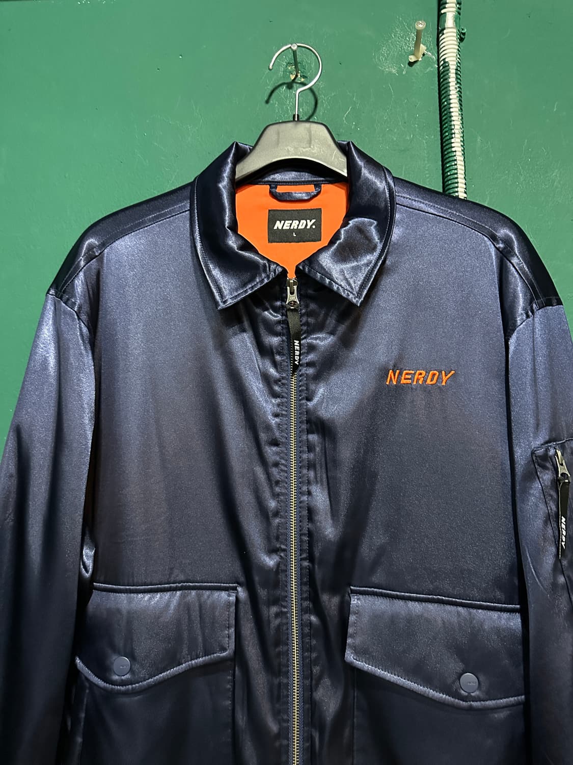 널디 항공점퍼 블루종 L 상품이미지2