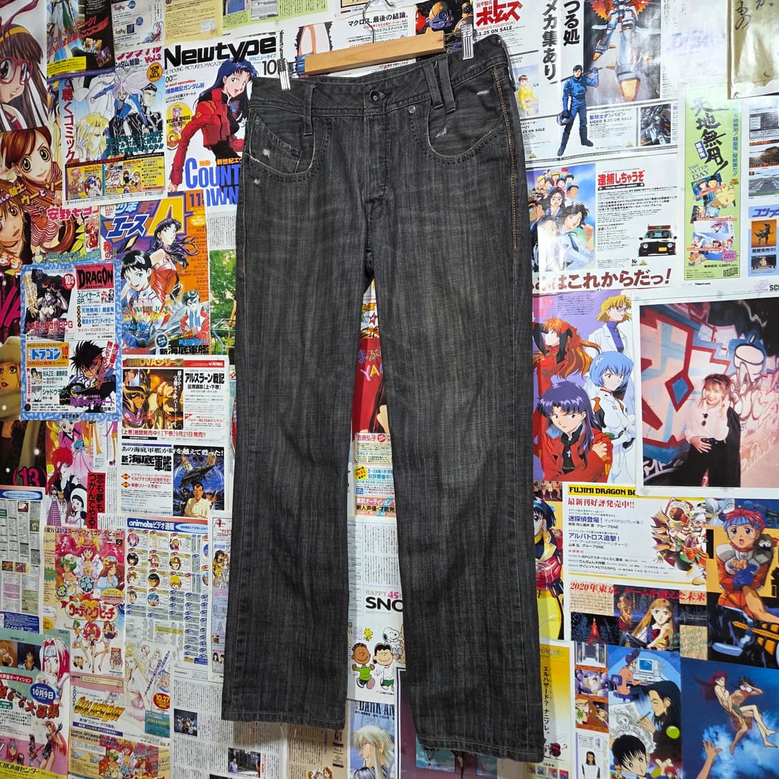 리바이스 그레이 워싱 데님 팬츠 상품이미지6