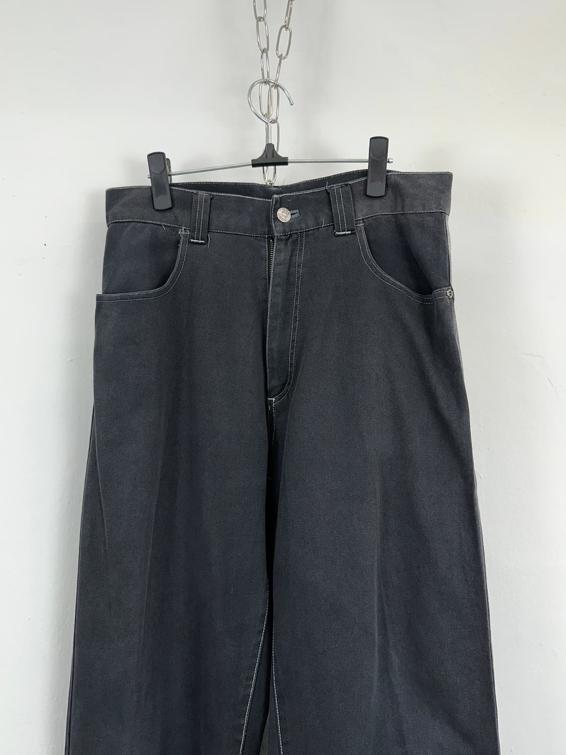 Back Graphic Printed Wide Denim Pants 상품이미지9