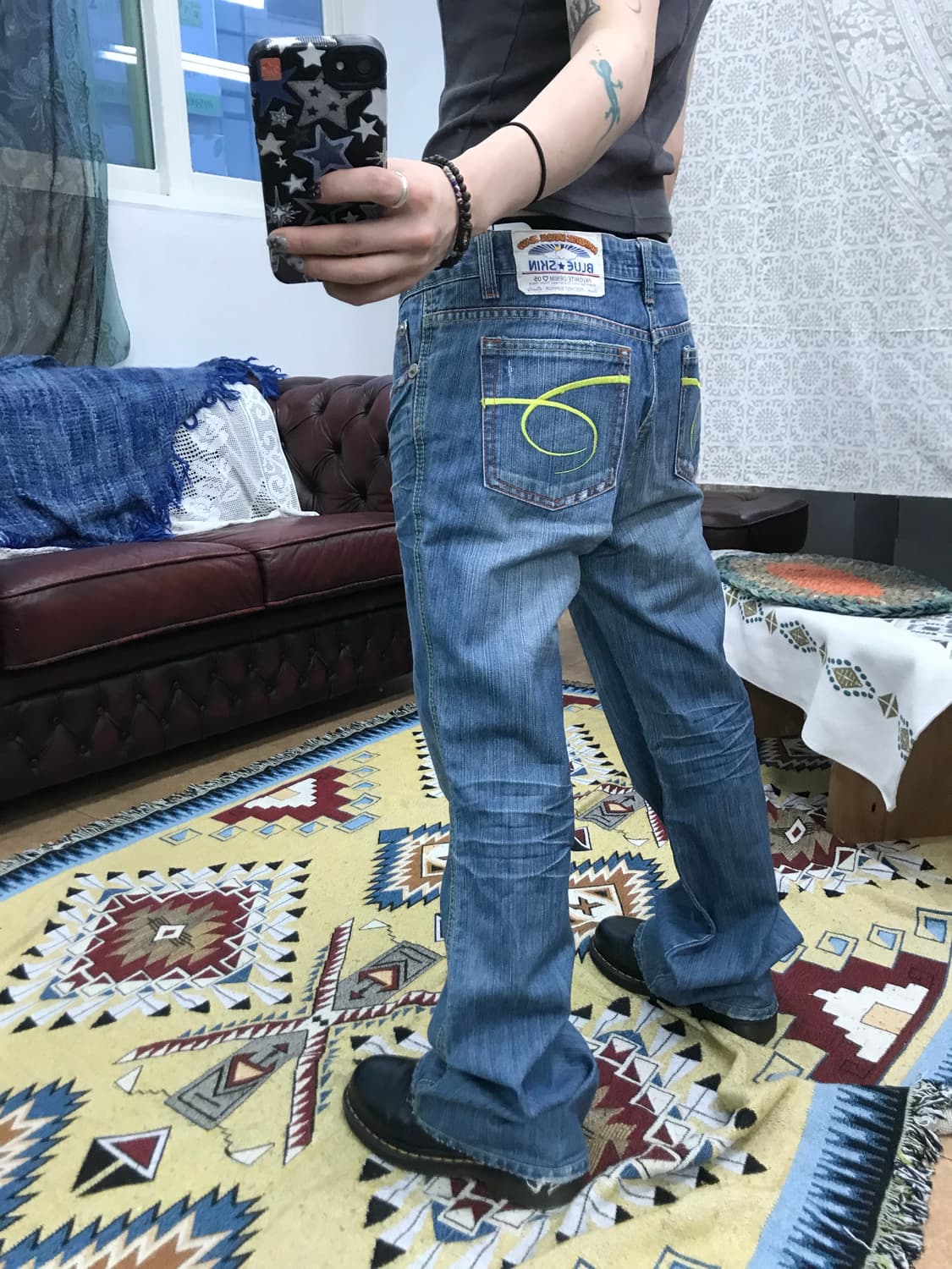 빈티지 워싱 부츠컷 데님팬츠 (Z1039) 상품이미지2