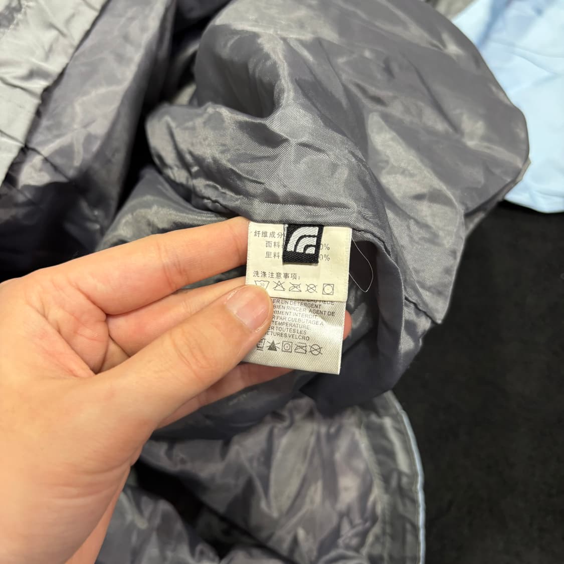 XL 노스페이스 하늘색 써밋시리즈 바람막이 자켓 상품이미지6