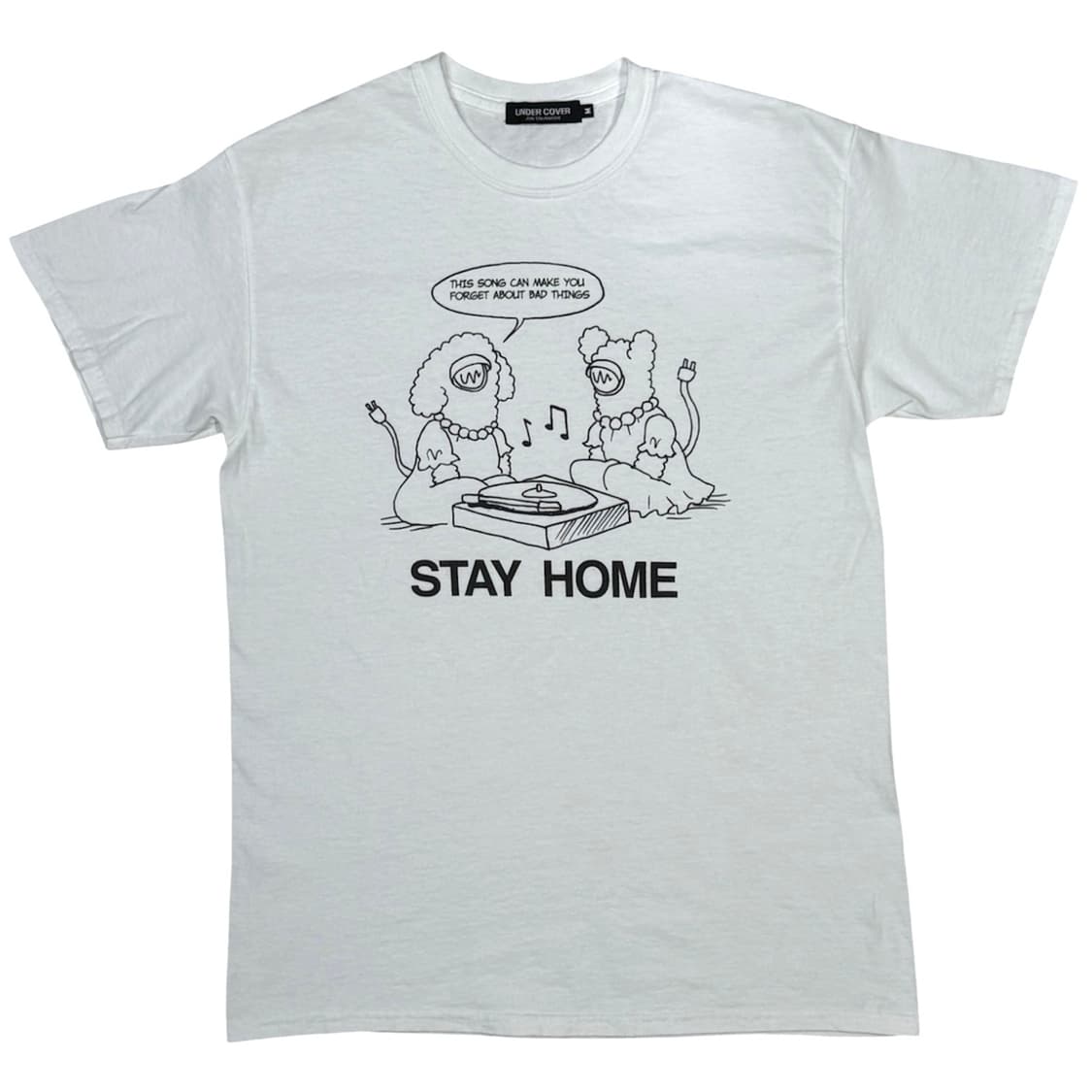 언더커버 stay home 집돌이 반팔 티셔츠 상품이미지1