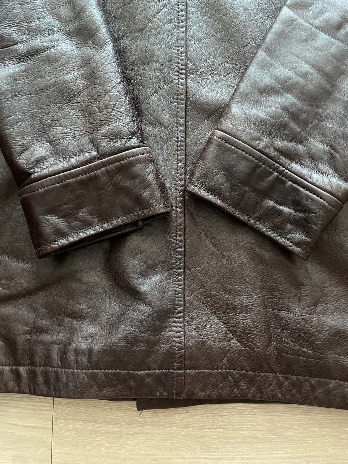 90s 올드갭 레더 카코트 브라운 gap carcoat 상품이미지7