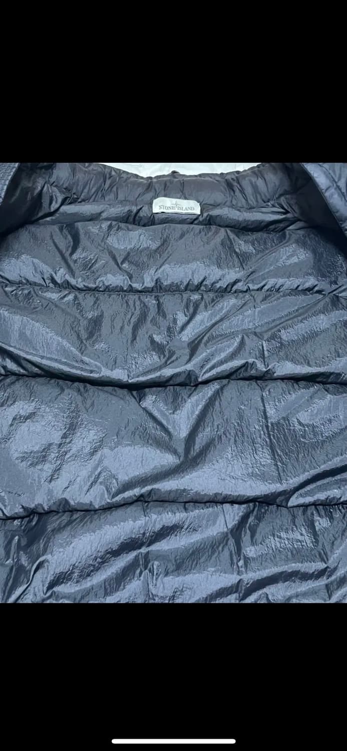 스톤아일랜드 크랭클랩스 논후드 우원재 패딩 17fw L 상품이미지4