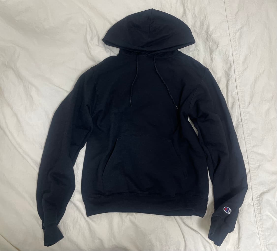 Champion 챔피온 후드티 블랙 (기모) 상품이미지3