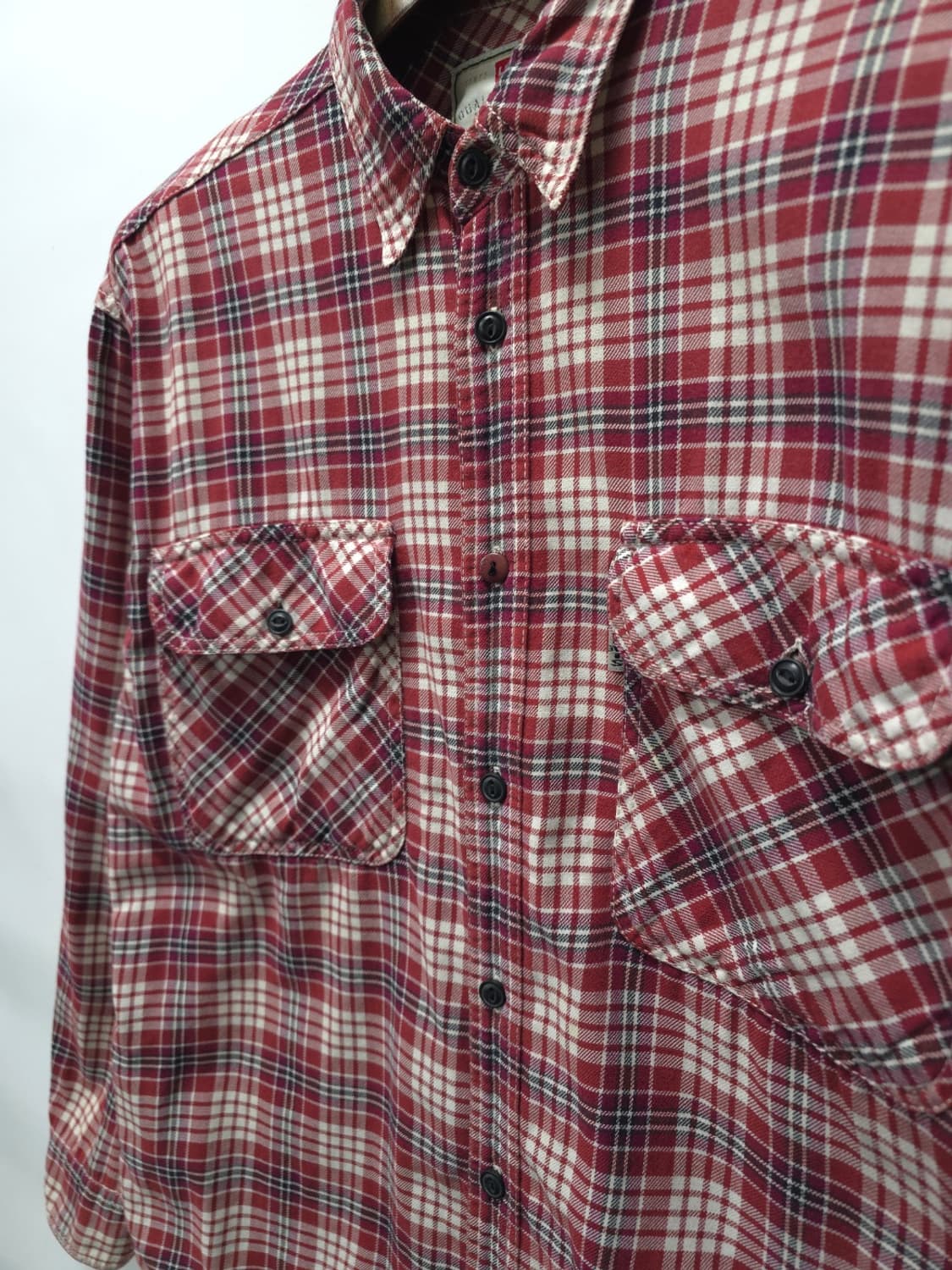 리바이스 남성 빈티지 무드 레드 체크 워크 셔츠(100) 상품이미지3