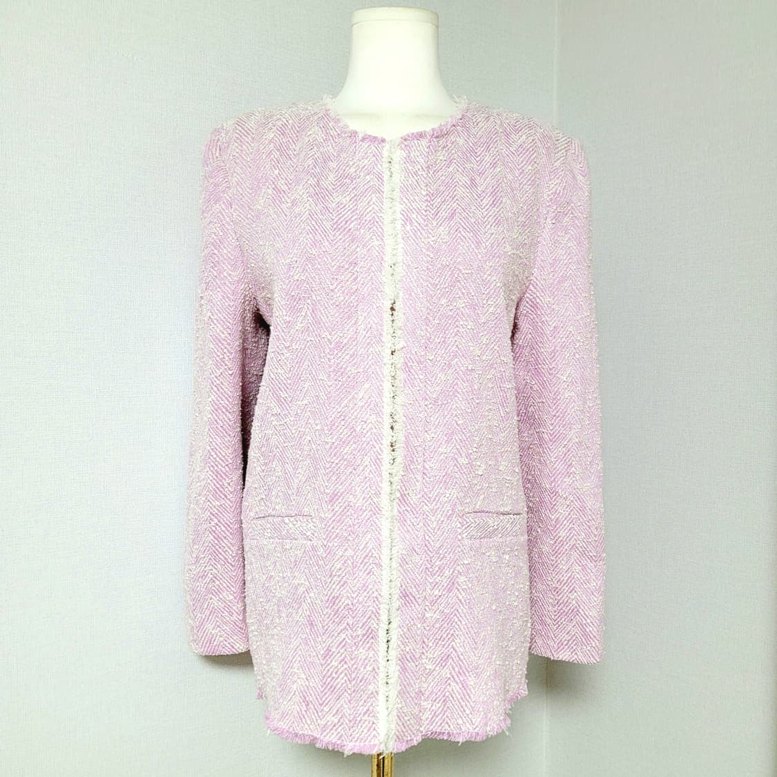 이로 IRO 오픈형 트위드 자켓 가디건 (55/표기36) 상태최상 상품이미지1