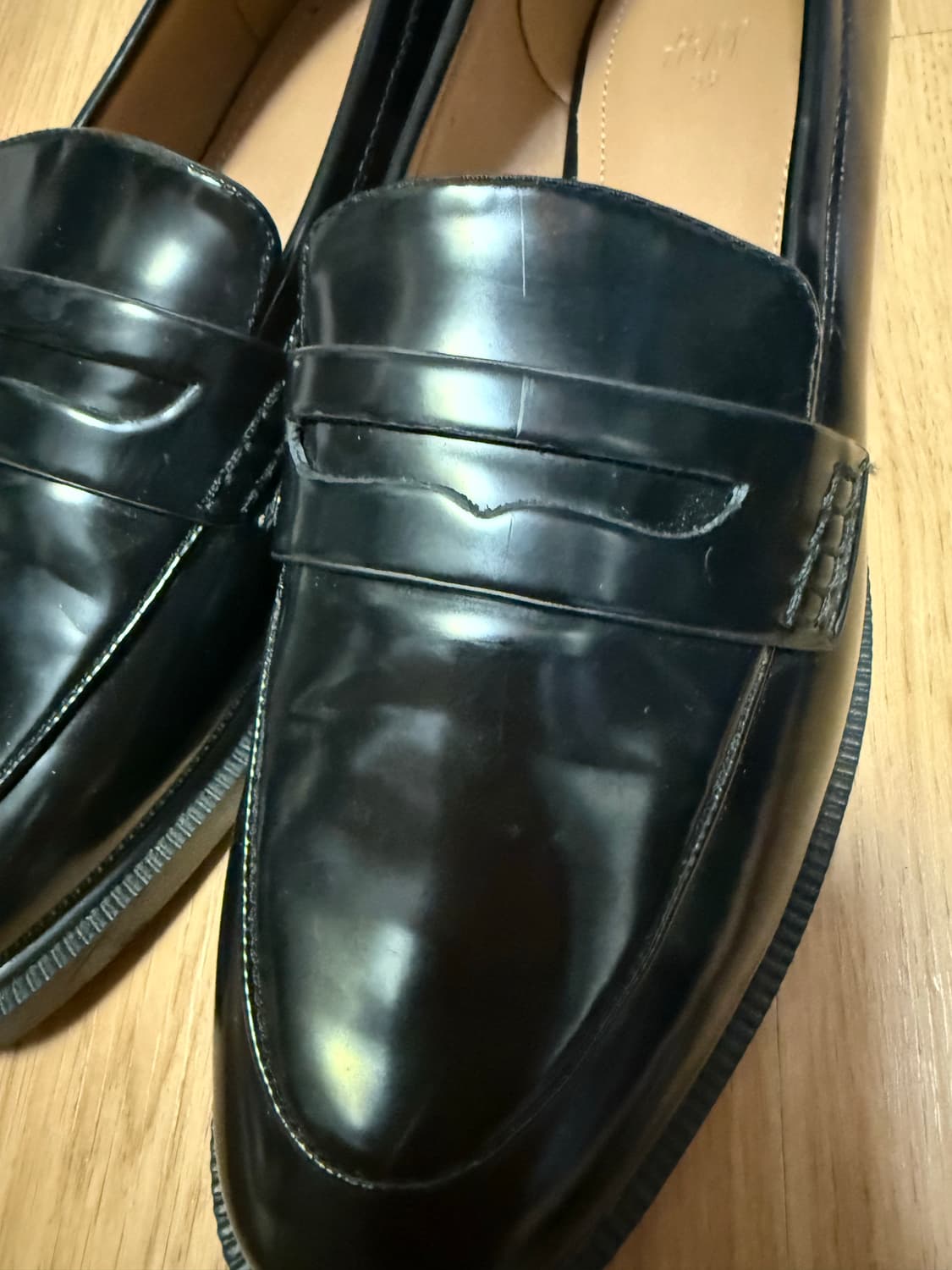 Zara 자라 블랙 로퍼 39 상품이미지4