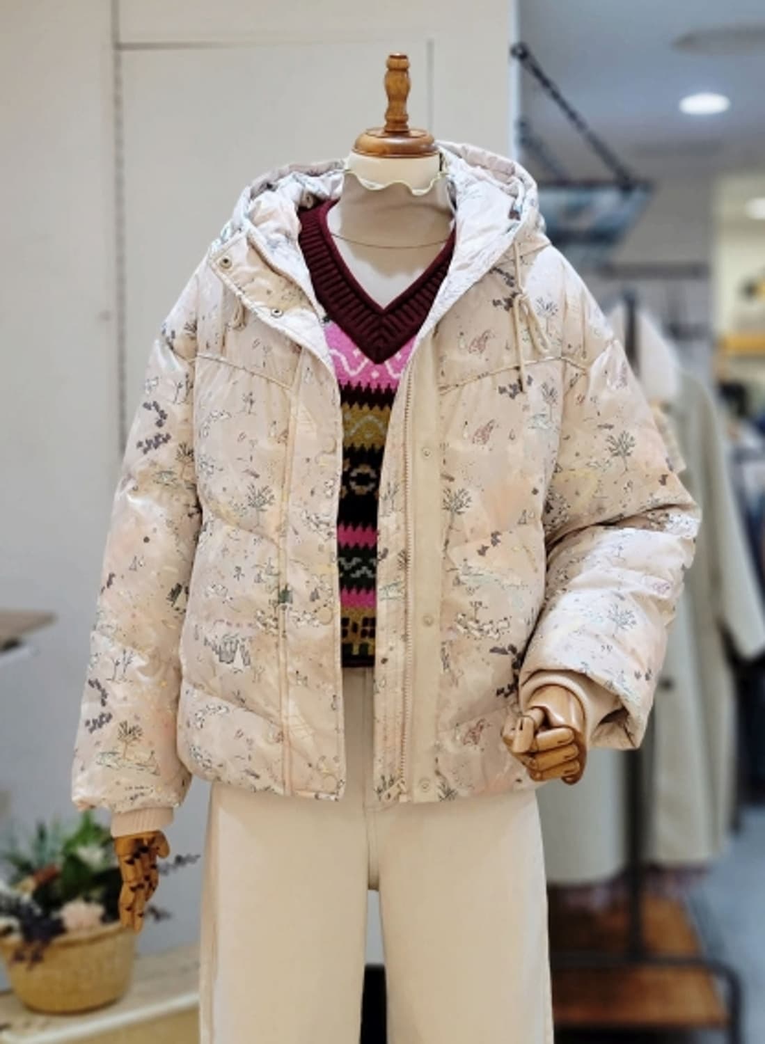 써스데이아일랜드 덕다운 패딩  상품이미지1